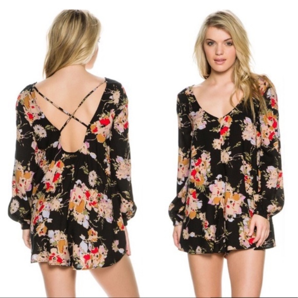 Billabong Secret Moons Floral Romper